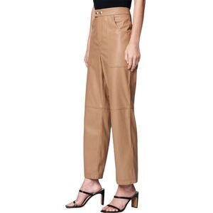 BLANK NYC The Baxter Vegan High Rise Tan Leather Pants Size 29 NWT